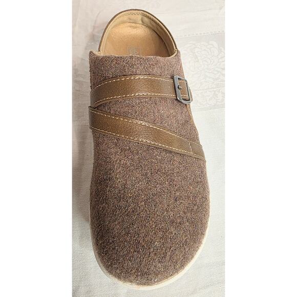 Spenco Ashton Wool Clogs Mules Slip On Shoes Women's Size 8.5B Brown Orthotic - Picture 2 of 7